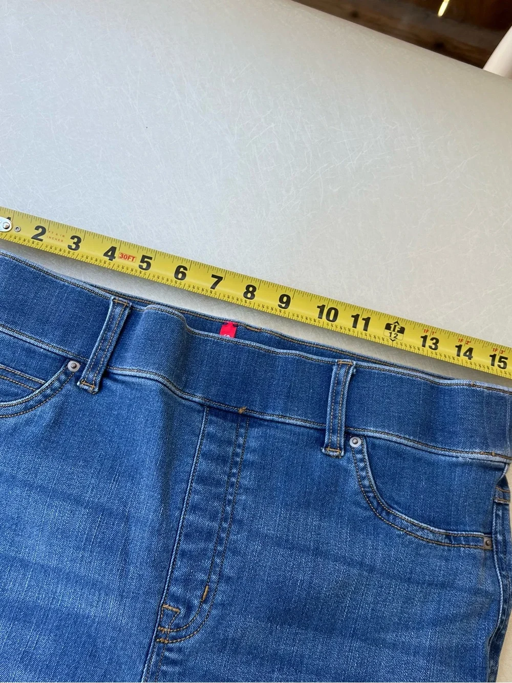 SPANXshape EveryWear Flare Pull Up Jeans Blue Women’s Size L